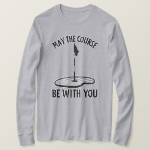 T-shirt Que le terrain soit avec vous Drôle de golf Dons