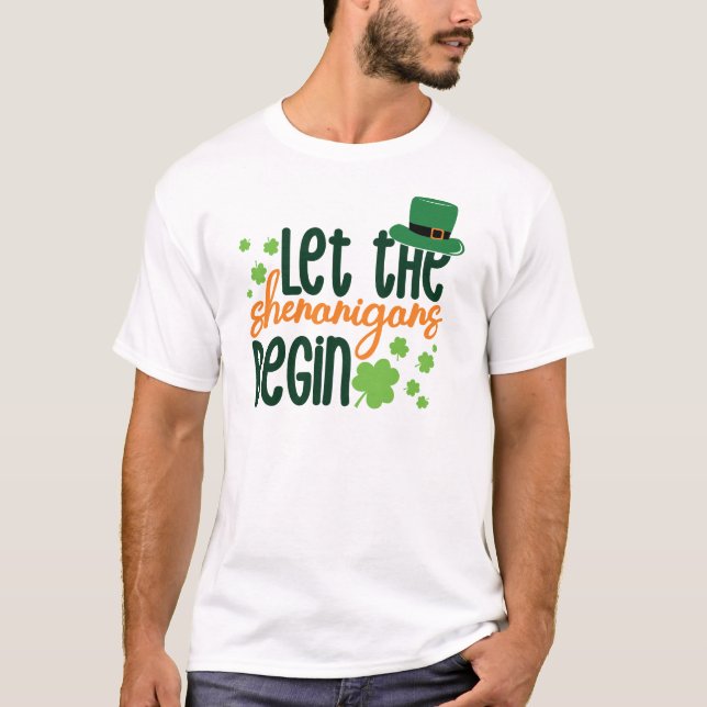 T-shirt Que les bêtises commencent-60677 (Devant)