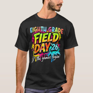 T-shirt Que les jeux commencent Field Day de huitième anné