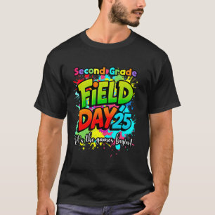 T-shirt Que les jeux commencent Jour de terrain de deuxièm