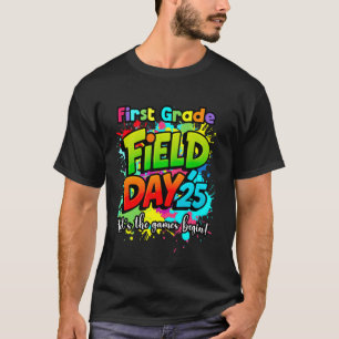 T-shirt Que les jeux commencent Journée de terrain de prem