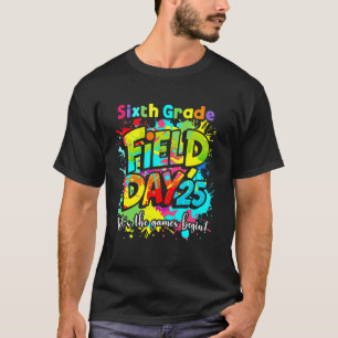 T-shirt Que les jeux commencent Journée de terrain de sixi