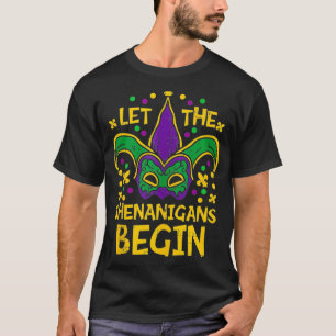 T-shirt Que les Shenanigans commencent Mardi Gras Jester C