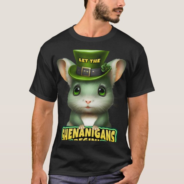 T-shirt Que les Shenanigans commencent St Patrick s Chinch (Devant)