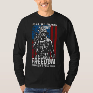 T-shirt Que nous n'oubliions jamais la liberté n'est pas l