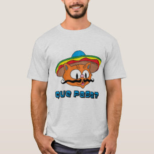 T-shirt Que Pasa Señor Gato™ Chat Dessin Animé Moustache