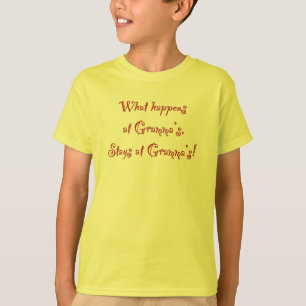 T-shirt Que se passe-t-il chez Gramma...