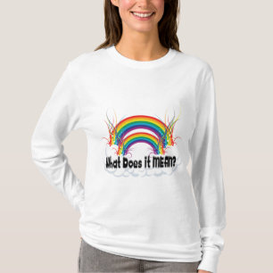 T-SHIRT QUE SIGNIFIE-T-IL ? DOUBLE ARC-EN-CIEL