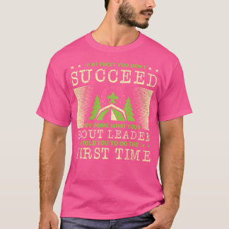 T-shirt Que votre chef scout pour un camping nature randon