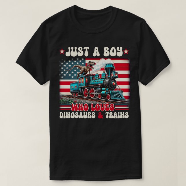 T-shirt Que vous aimiez les dinosaures, c'est pour votre t (Design devant)