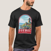 Québec Canada Travel Art Vintage