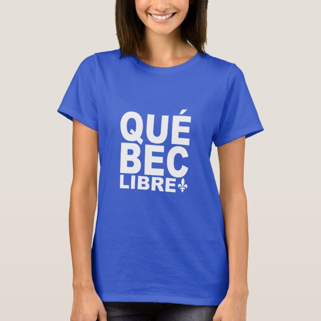 T-shirt Québec Libre (Devant)