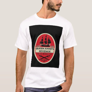 T-shirt Queen Anne&x27 ; s Revenge Dark Rum Graphic T-shir