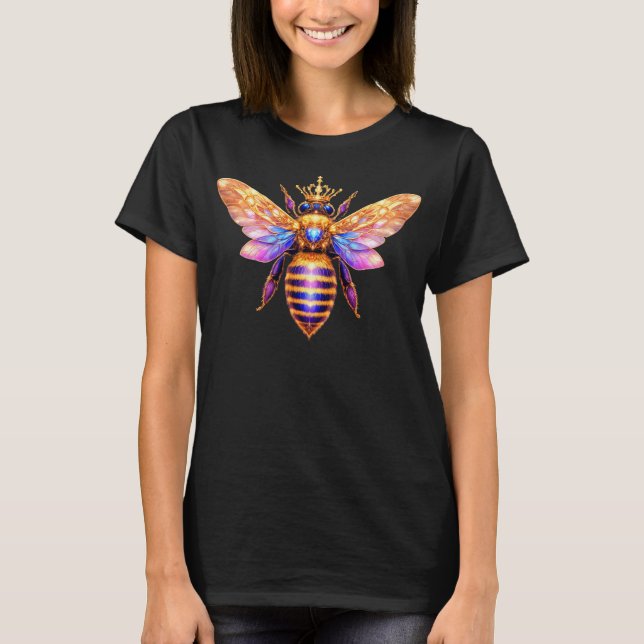 T-shirt Queen Bee With Crown (Devant)