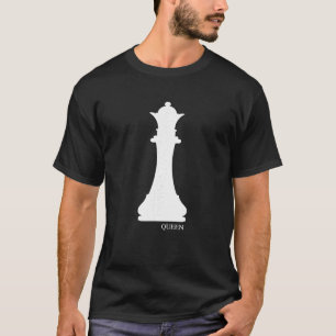 T-shirt Queen Chess Piece Costume d'Halloween Chess Club