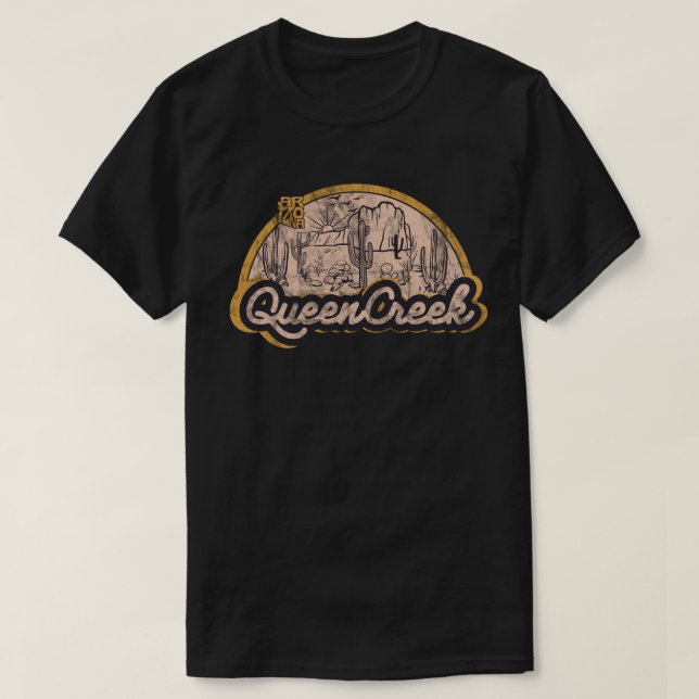 T-shirt Queen Creek, Arizona (Design devant)