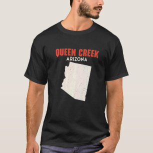 T-shirt Queen Creek Arizona USA State America Travel Arizo