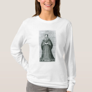T-shirt Queen Mary I gravé par T.Brown
