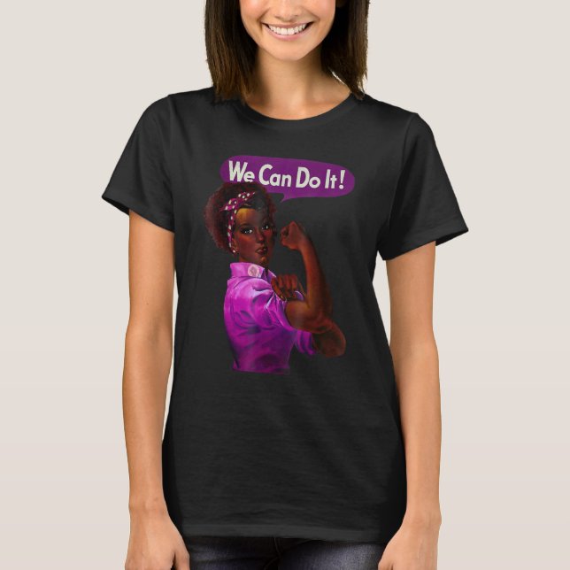 T-shirt Queen Melanin Black History Month Afro African Pri (Devant)