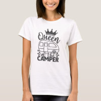 Queen Of The Camper Drôle Citation Camping Dit :