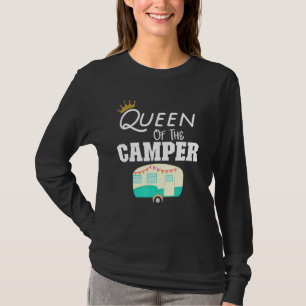 T-shirt Queen Of The Camper Rv Camping Happy Camper Camper