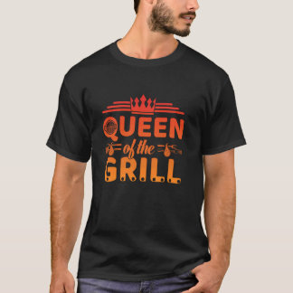 T-shirt Queen Of The Grill Amusant Barbecue Design