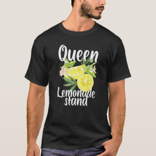 T-shirt Queen Of The Lemonade Stand Lemon Juice Citrus Fou