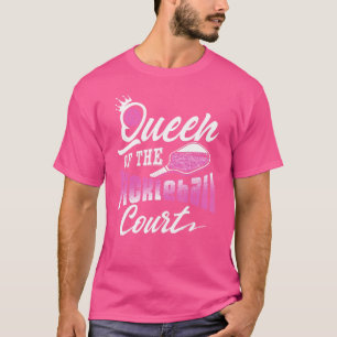 T-shirt Queen Of The Pickleball Court Paddleball Player