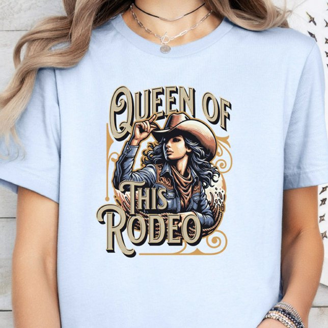 T-shirt Queen of this Rodeo Tee, Cowgirl Gift, Girl Boss (Créateur téléchargé)