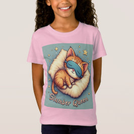 T-shirt Queen pour filles - doux et douillet