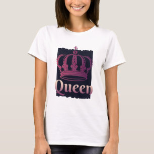 T-shirt Queen Women Crown Girls Queens Birthday Cadeau