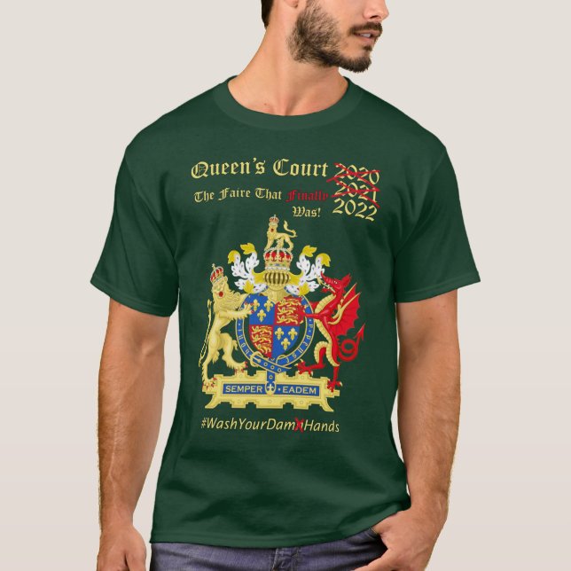 T-shirt Queen's Court 2022 (Devant)
