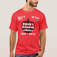 T - Shirt Queens Diamond Jubilee 1952-2012