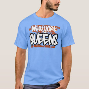 T-shirt Queens New York Graffiti Hip Hop garçon
