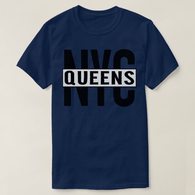T-shirt Queens NYC 9 (Design devant)