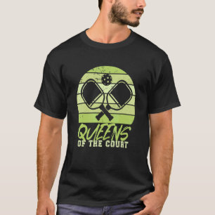 T-shirt Queens Of The Court Pickleball Team Femmes Matchi