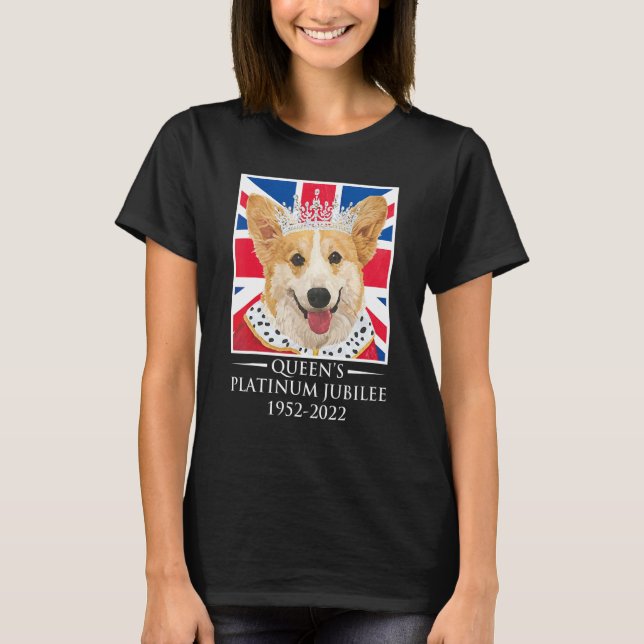 T-shirt Queen's Platinum Jubilee 2022 British Monarch Quee (Devant)