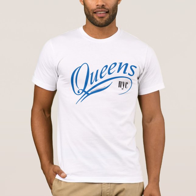 T-shirt Queens, souvenir de NY (Devant)