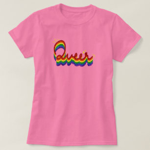 T-shirt Queer Parties scintillant Pride Arc-en-ciel