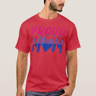 T-shirt Queer Pride Mois Biseualité Drapeau Fière Maman Bi