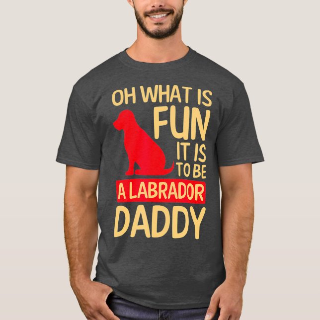 T-shirt Quel Amusant Dansing Design Labrador Christmas (Devant)