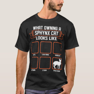 T-shirt Quel chat de possession de Sphynx ressemble au