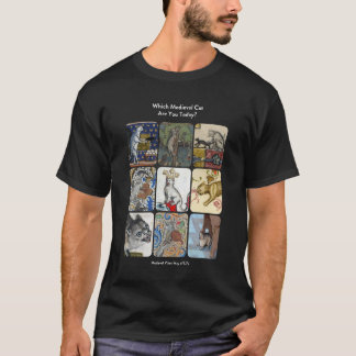 T-shirt Quel Chat Médiéval Êtes-Vous Aujourd'Hui ? - Hilar