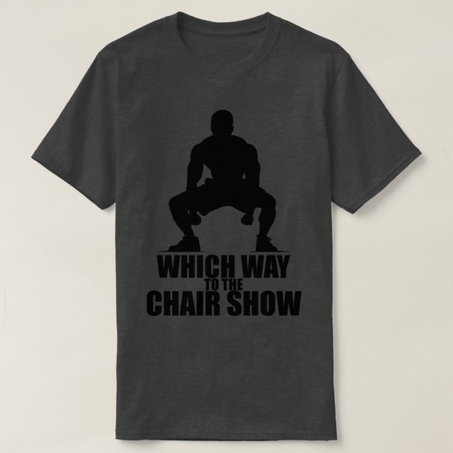 T-shirt Quel chemin pour la chaise de Brawl Alabama Affich (Design devant)