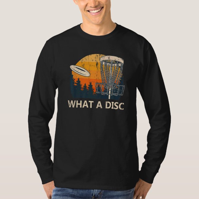 T-shirt Quel Disque Golf Sports Golfeur Sport Joueur Papa  (Devant)