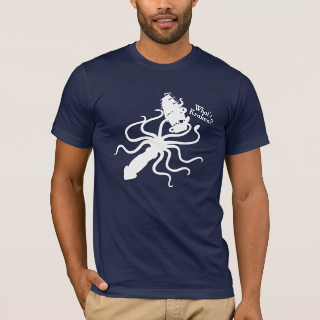 T-shirt Quel est Kraken ? Tee - shirt foncé (Devant)