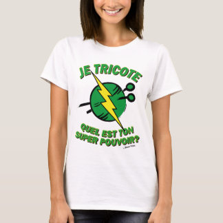 T-shirt Quel est ton super pouvoir ?  Edition Gazon