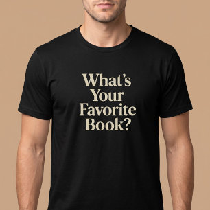T-shirt Quel est votre livre préféré ? Lecture
