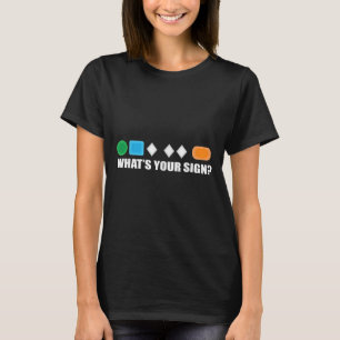 T-shirt Quel est votre signe de difficulté de ski Ski Skie