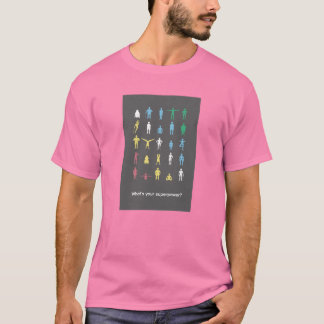 T-shirt Quel est votre super-pouvoir? Mois de la fierté du